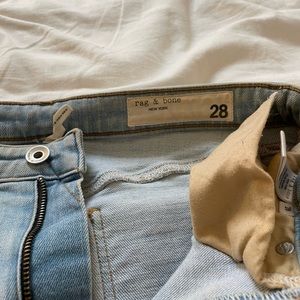 Light wash rag and bone jeans